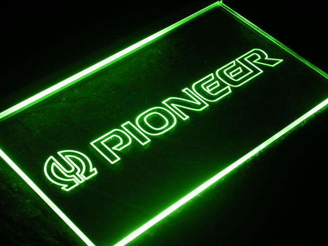 Pioneer Audio Display Led Light Sign